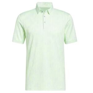 Adidas Aerial Jacquard Golf Polo Green Medium NWT